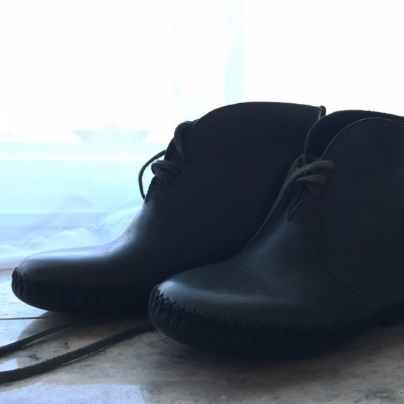 Fall Leather Booties - Picture 1 of 3