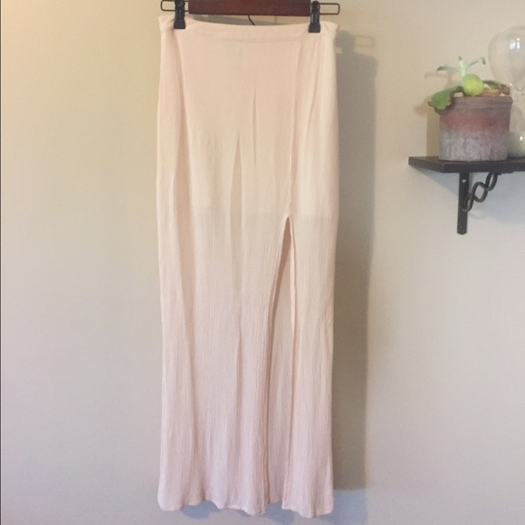 Forever 21 Blush maxi skirt
