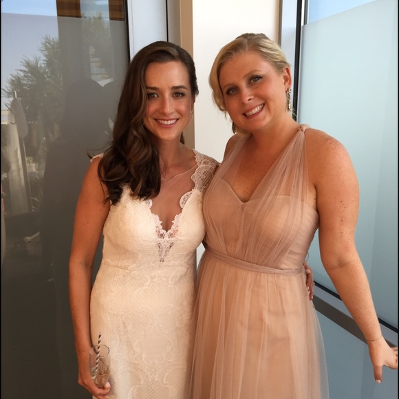 BHLDN Annabelle Jenny Yoo size 10 in sandstone