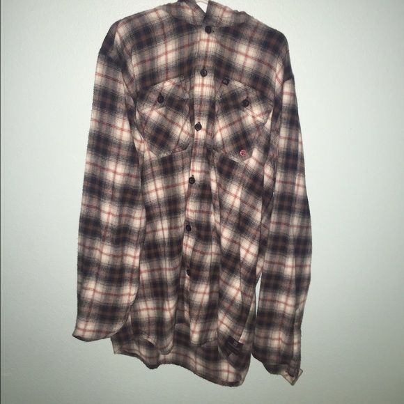 Youth Boys Quiksilver Button-Up Flannel