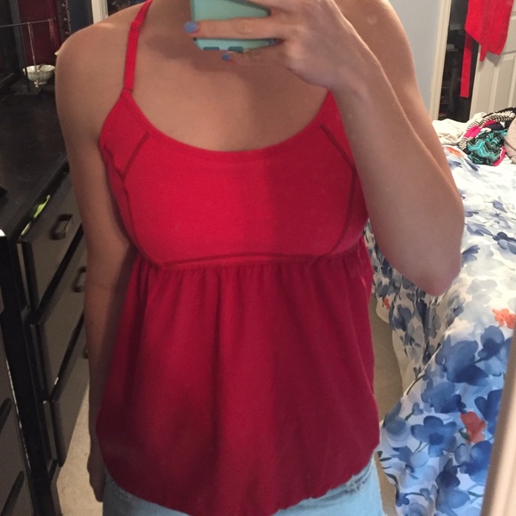 Athleta Fuschia Workout Top