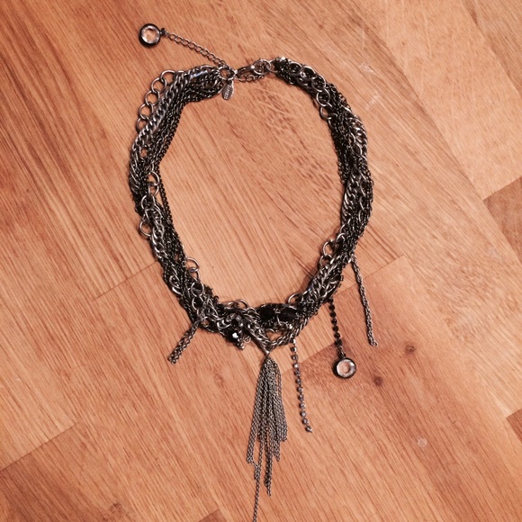 Chain/Rhinestone Necklace