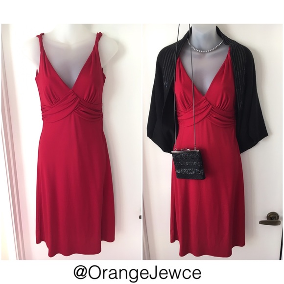 🎉HP🎉Ann Taylor Loft Scarlet Red Dress