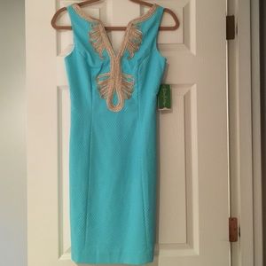 Lilly Pulitzer "shorely blue" Janice shift