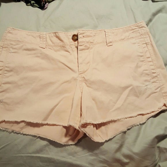 Pale pink shorts