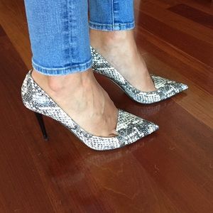 Jimmy choo snakeskin pumps