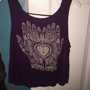 Charlotte Russe purple tank top