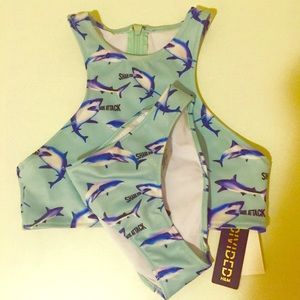 Super fun and comfortable "shark attack" bikini