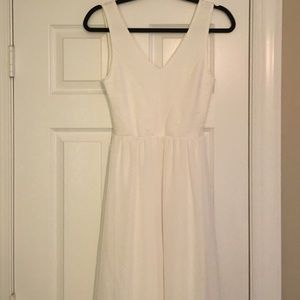 White maxi dress