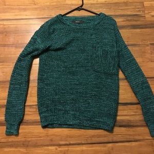 forest green sweater