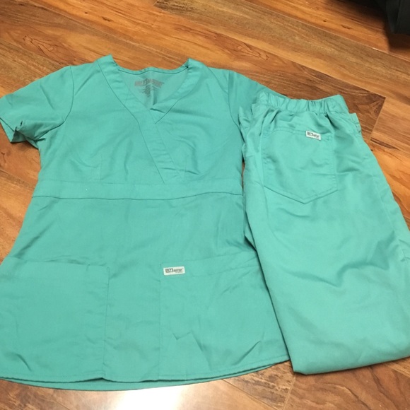 Grey's Anatomy Scrub Set Size XS Teal