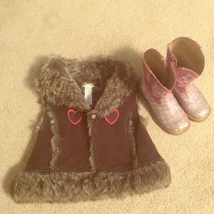 First Impressions Faux Fur Vest!