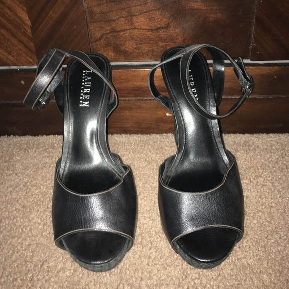 Ralph Lauren heels open toe