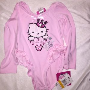 NWT Hello kitty long sleeve leotard
