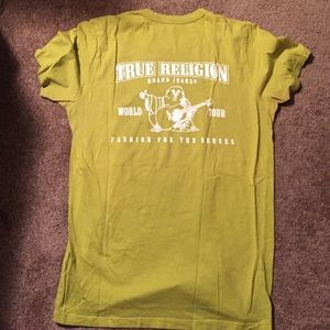 Men's true religion logo puff tee