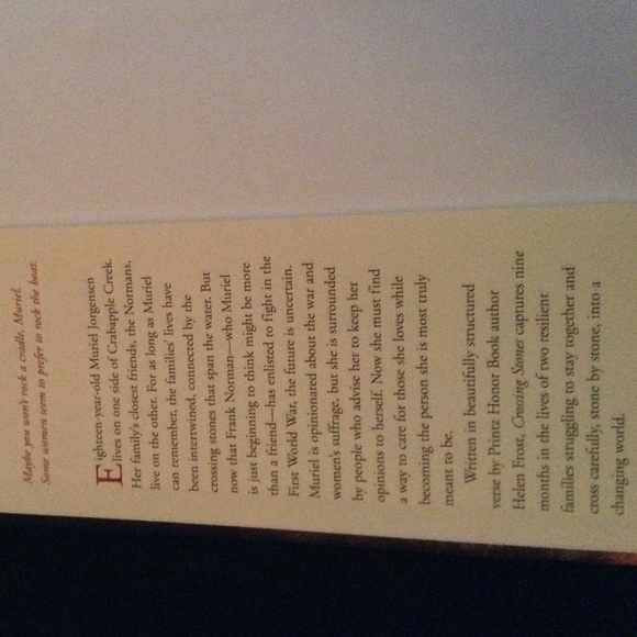 Crossing Stones- by Helen frost - Picture 2 of 3