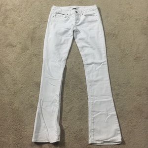 American eagle white flare jeans.
