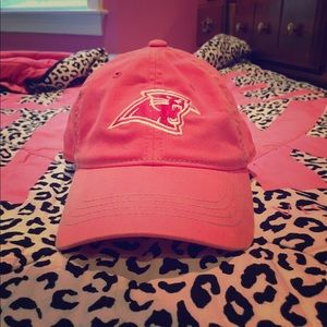 Pink Carolina Panthers hat