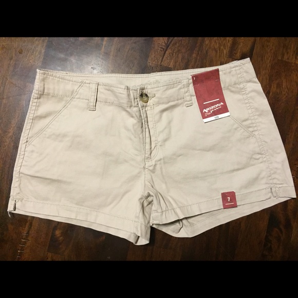 Tan short shorts
