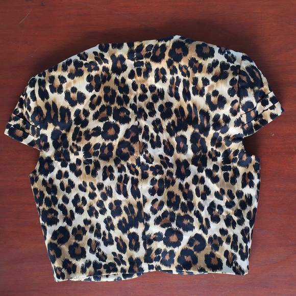 Tahari Arthur S Levine Cheetah Short Blazer size 2 - Picture 4 of 4