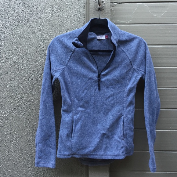 Athletic fleece jacket