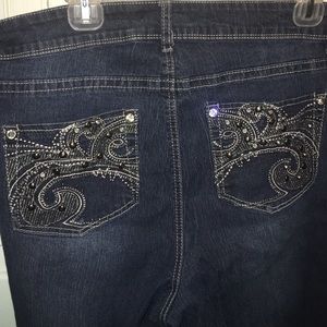 Bedazzled jeans Roz & Ali