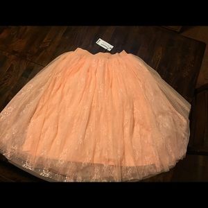 Tulle lace skirt