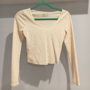Ivory crop top
