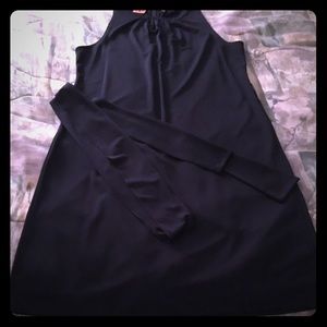 Tory Burch sleeveless dress in Navy Blue