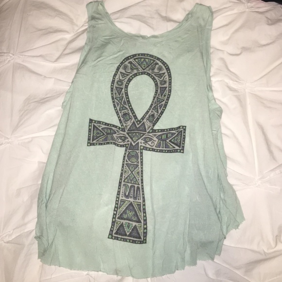 Casual green tank