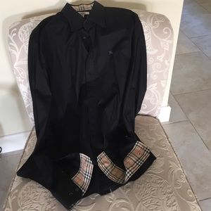 Men's Burberry button up shirt