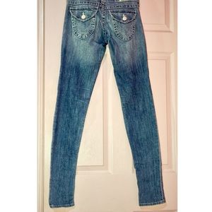True Religion jeans. Light wash. Authentic