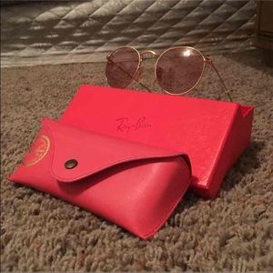 Never worn Ray bans with original case and box