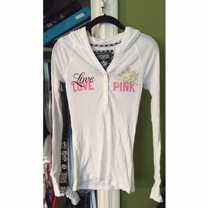 Victoria's Secret Pink Hooded Thermal