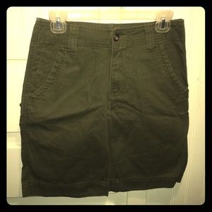 Olive green shorts