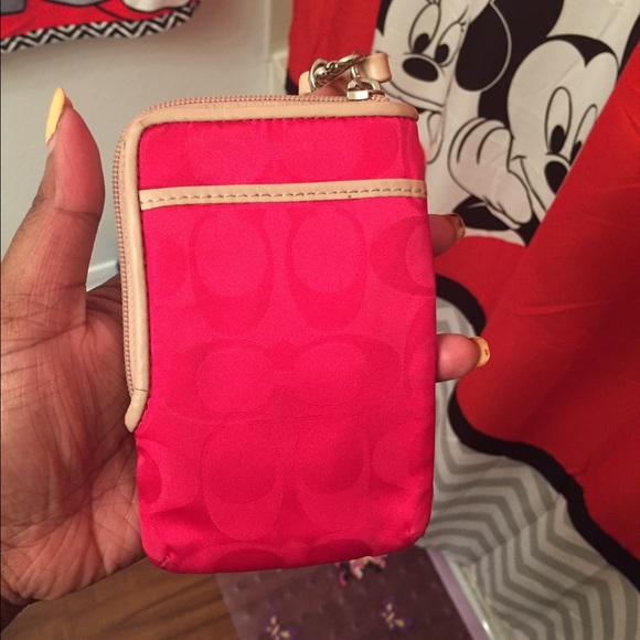 Coach Cell Phone Wristlet - Picture 2 of 3