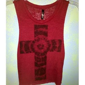 Zumiez Sheer red tank