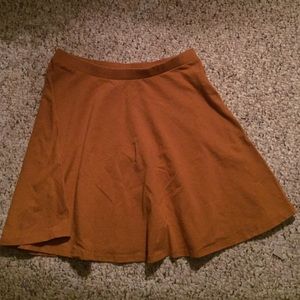 Mustard skater skirt