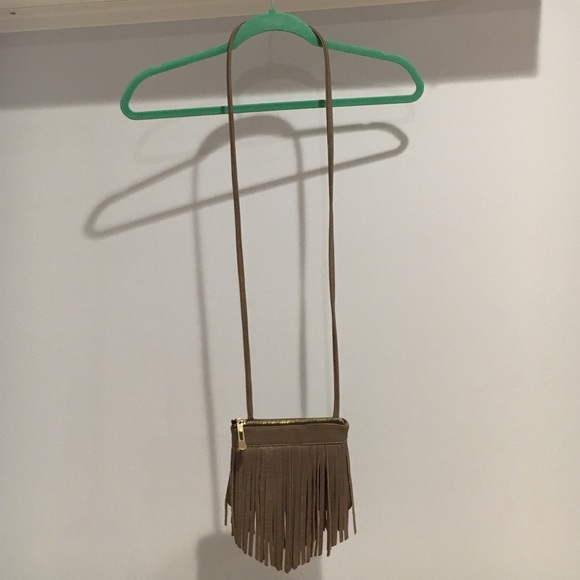 Fringe cross body bag