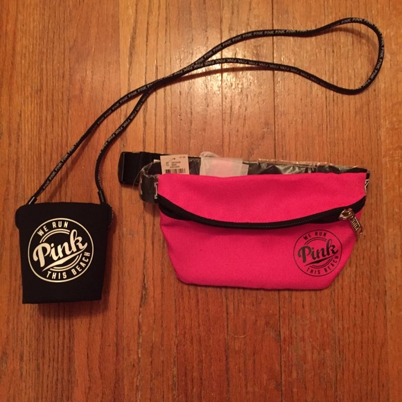 PINK Victoria's Secret Other - Fanny Pack & Necklace Cooler Bundle