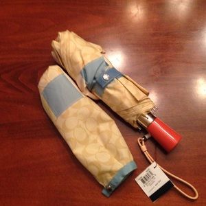 Coach umbrella -neutral tones