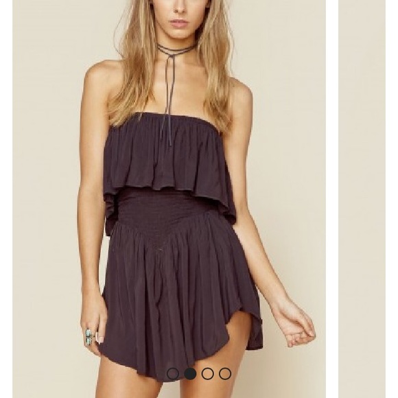 Planet Blue Black Festival Romper