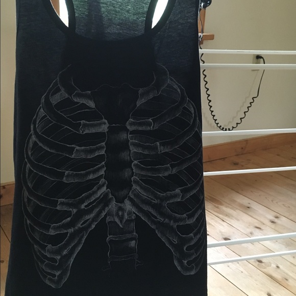 Black Matter Rib Cage Tank Small
