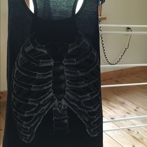 Black Matter Rib Cage Tank Small