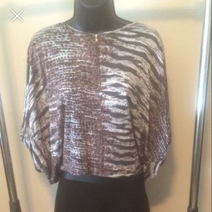 Multi color print shirt