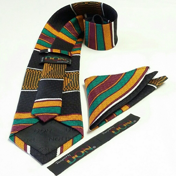 Royalty  100% Silk Necktie DC233A - Picture 3 of 4