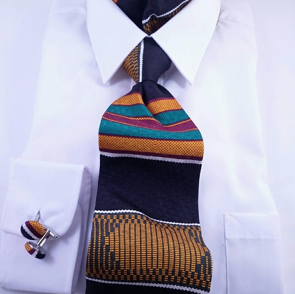 Royalty  100% Silk Necktie DC233A - Picture 2 of 4