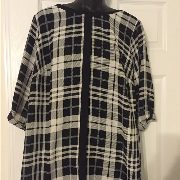 Plaid Tunic