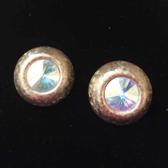 Beautiful iridescent earrings