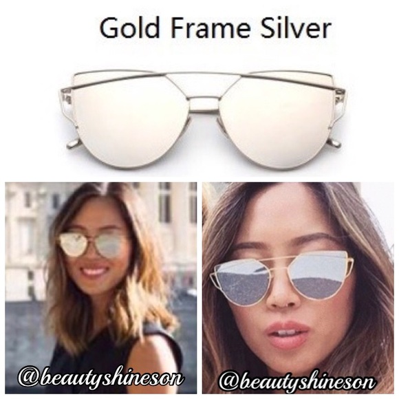 Retro Flat Lens Metal Frame Sunnies - Picture 3 of 4